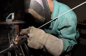 A photo of TIG welding work