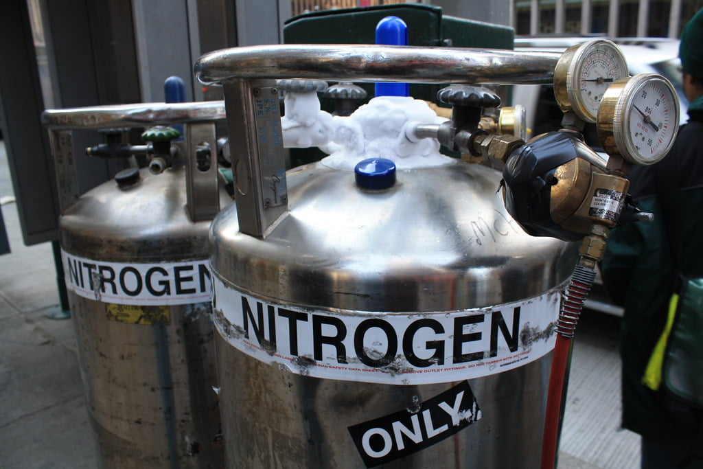 Nitrogen tanks