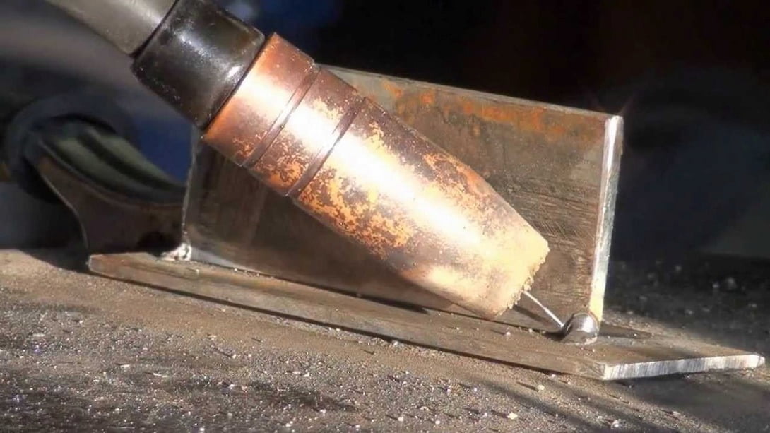 welding process closeup