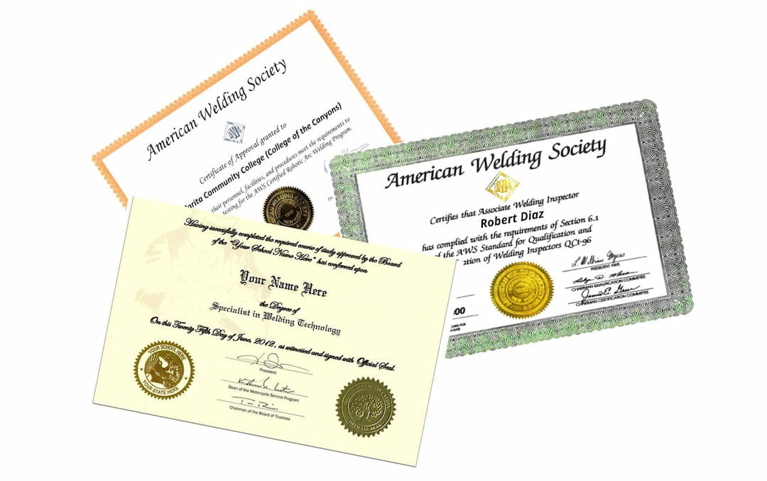 welding certifications