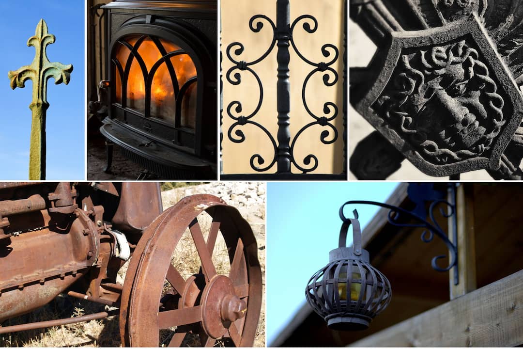 Images of welded cast iron examples